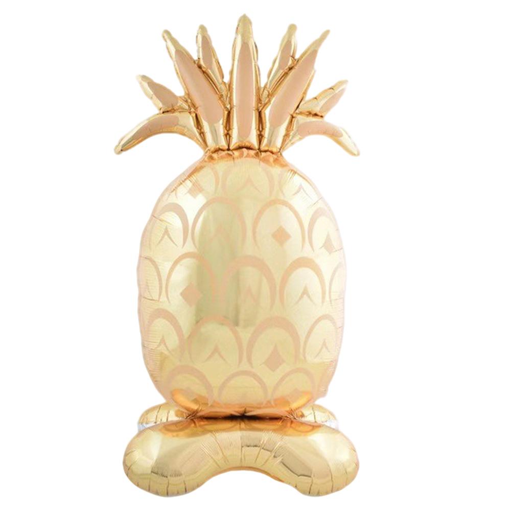 1 Extra-Large Standing Golden Pineapple, Aluminum Foil Balloon, 59inch Extra-Large Balloons, Suitable for Hawaii, Tropical Summer Party Decorations, Other