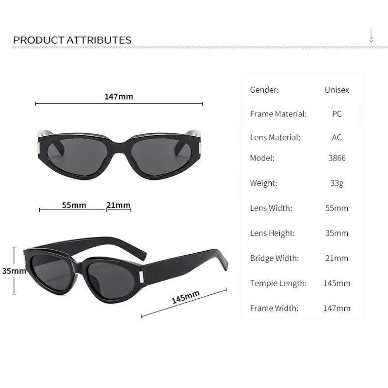 Classic Cat Eye Sunglasses Fashionable Retro UV Protection High End Feelings Sun Shades for Men And Women Gafas De Sol