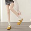 Summer Round Toe Flat Heel Korean Style Women's Slippers Comfortable Simple Versatile New Model Fairy Style Casual Leisure