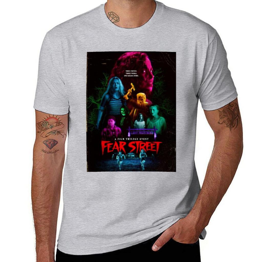 Fear street TShirt plain Short sleeve tee oversizeds men clothings