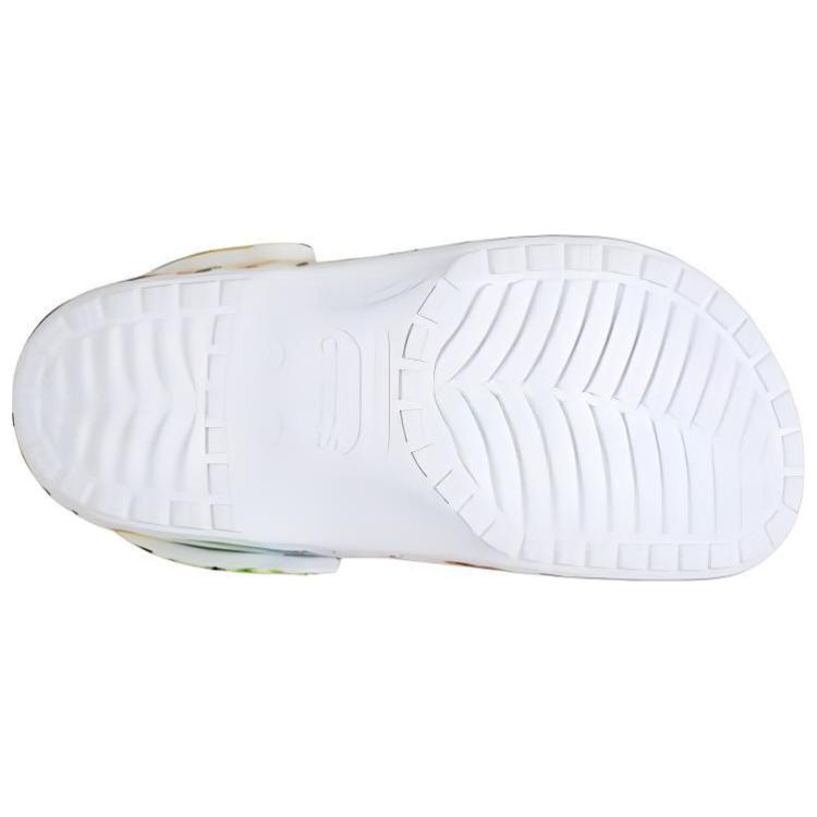 Crocs EVA Classic Tie Dye Clog Unisex Clogs Green White Yellow 211937-90H