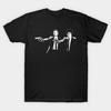 Asiatische Größe Baumwolle Unisex T-Shirt Druck T-Shirt It Crowd Roy und Moss Pulp Fiction T-Shirt No-Cut Druck Reguläre Passform