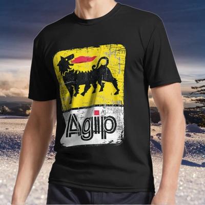 Nuovo articolo AGIP Lubricants Logo Logo Usurato TEE Maglietta Divertente Taglia Dalla S alla 5XL