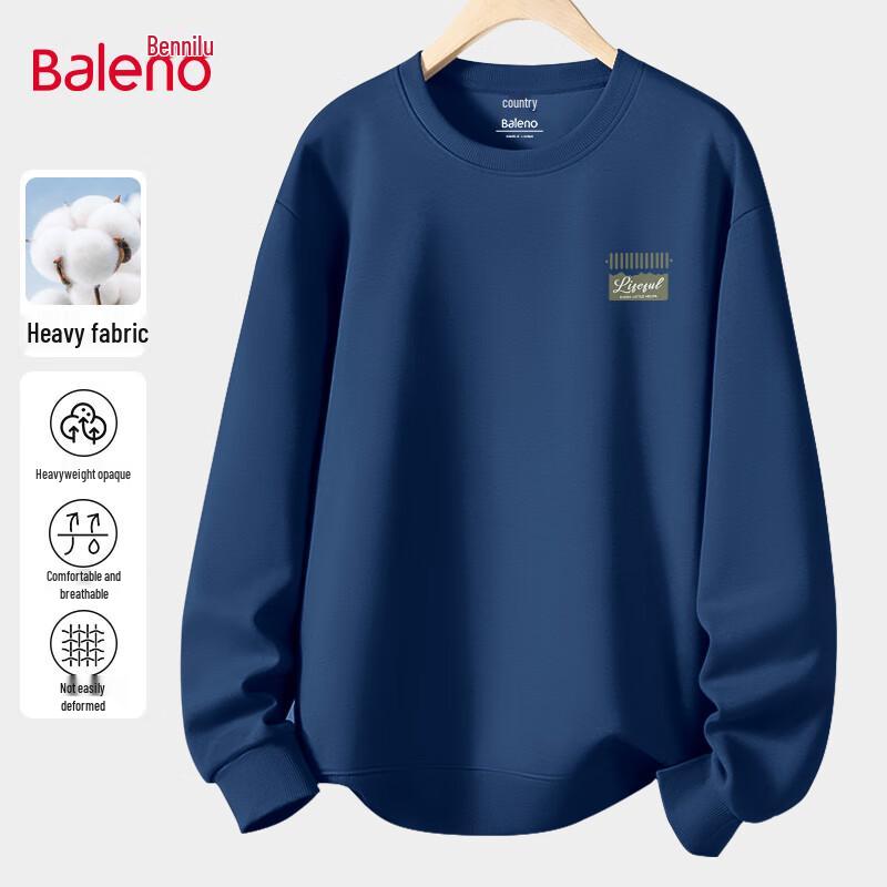Baleno Men's Casual Knit Round Neck Sweatshirt