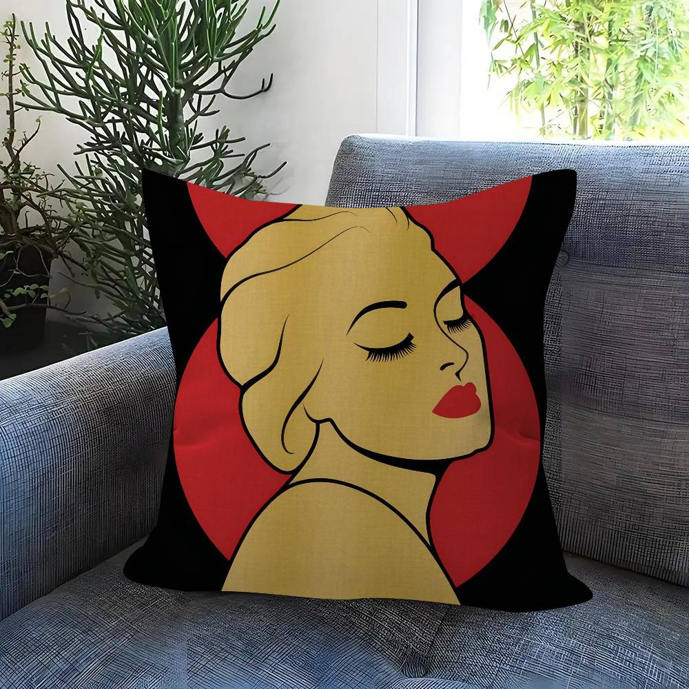 Singer Adele Black Personalized Pillow Dust Cover Bedroom Kids Party Decoration Pillowcase Birthday Children Gift