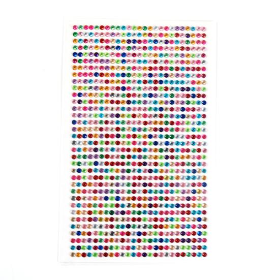 Colorful Star Rhinestone Face Gems for Music Stickers Dopamine Makeup Festival Self-Adhesive Body