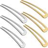 6PCS Fashion Hair Accessories Metal U Shape Hair Stick For Women Silver Gold Color Elegant  Enamel Hairpin Female Headwear Gifts