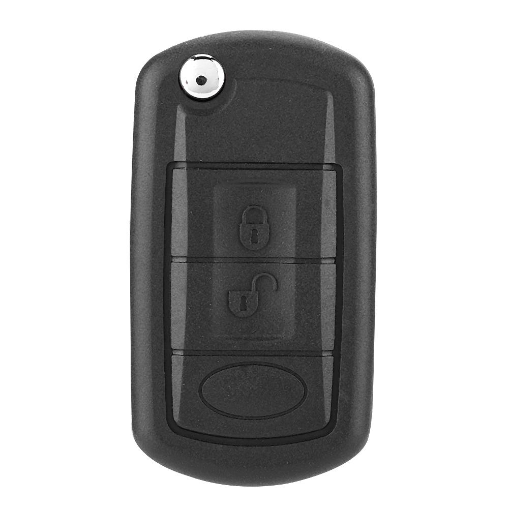 3 Button Car Remote Folding Flip Key Fob Case Blade Cover Shell Fit for Land Rover Discovery