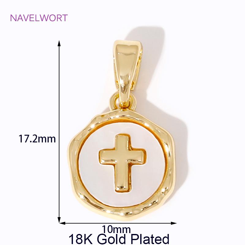 Wholesale 18k Gold Plated Brass Heart/Butterfly Pendants Charms,Natural Shell Charms For Jewelry Making,DIY Necklace Accessories