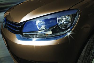 Cubierta para faros (2 piezas, inoxidable) Para Volkswagen Caddy 2010-2015