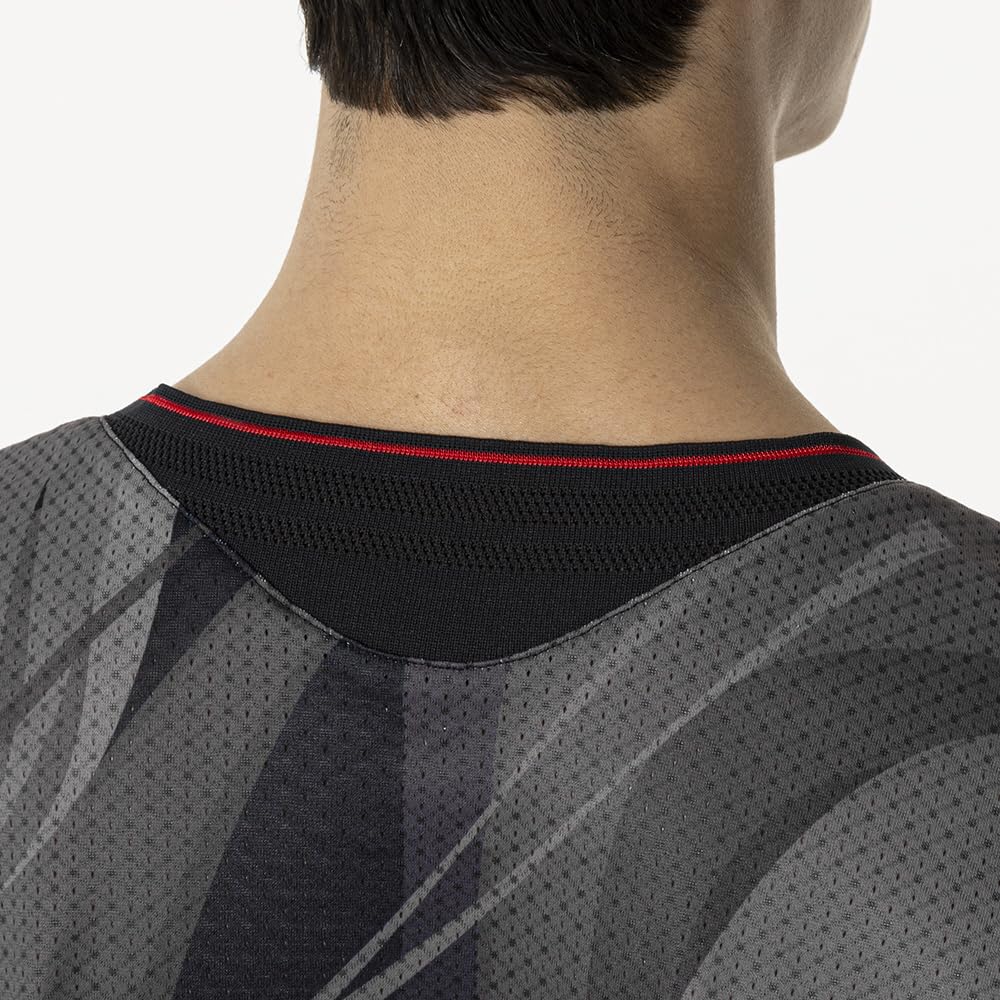 Table Tennis All Japan Design Game Short Size M Wear, Shirt, Sleeve, Unisex, Black, (82JAB500)