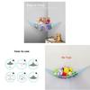 Kid Teddy Stuffed Toy Hammock Net Hooks Organize Corner Plush Doll Mesh Storage