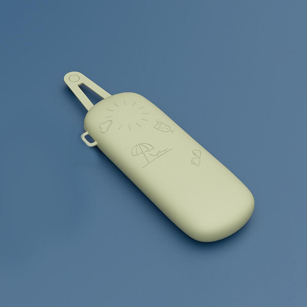 Ultralight Soft Silicone Glasses Case with Wrist Strap Travel Sunglasses Box Protective Dust Proof Glasses Case