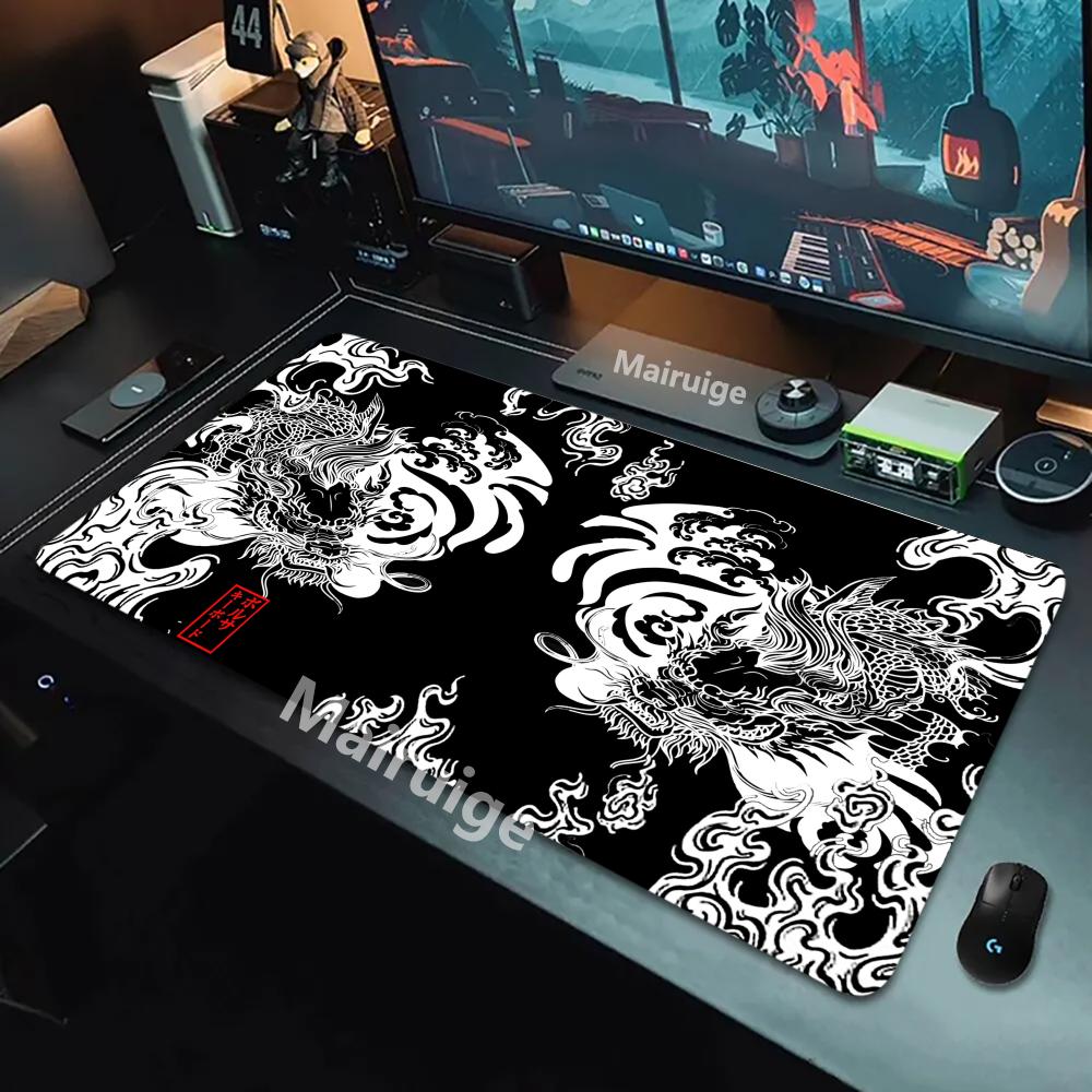 Large Dragon Mousepad Gamer Office Mouse Pad Gaming Room Accessories Desk Mat XXL Art Keyboard Mats Multiple sizes Mausepad Mats