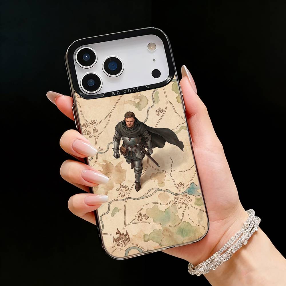 KCD K-Kingdom Come Deliverance 2 Phone Case For iPhone17, 16,15,14,13,12 Pro Max Black Candy Matte Shockproof Cover