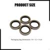 4Pcs Trailer Axle Hub Wheel Seal Spare Part for RV
