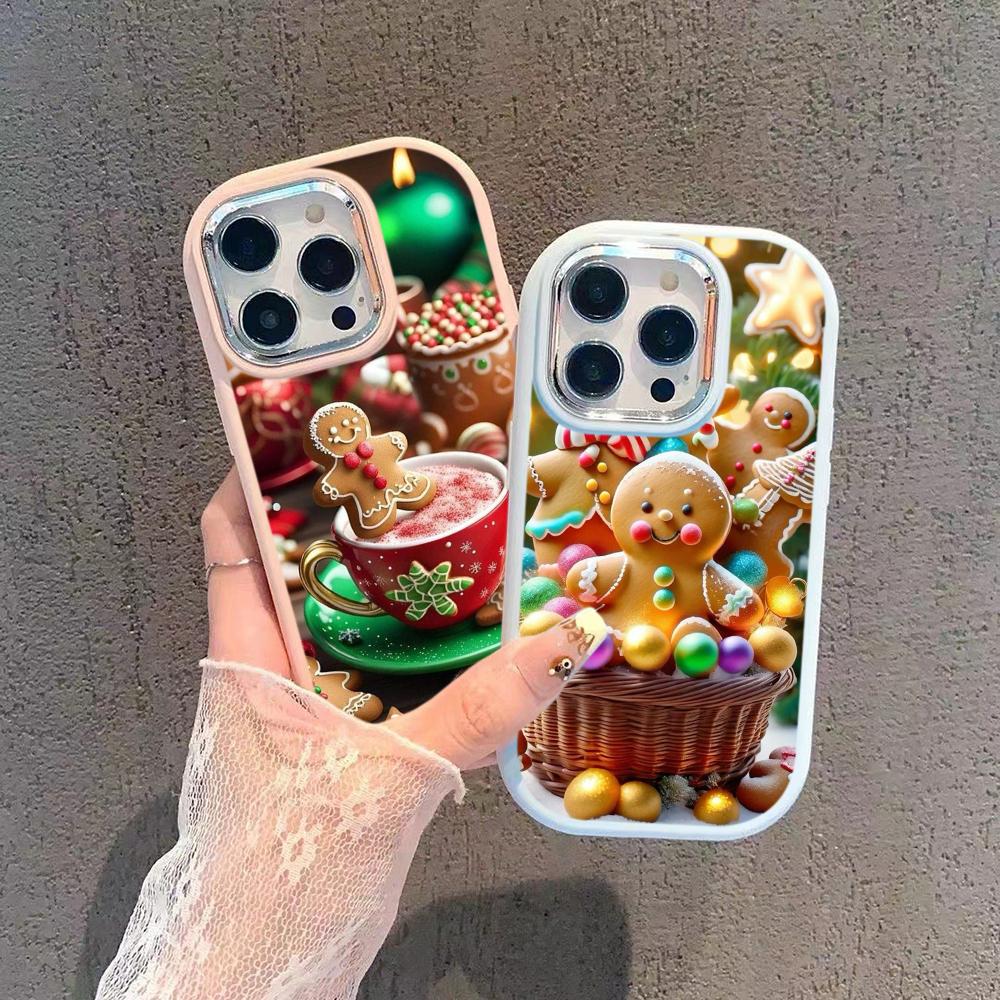 N107 Happy New Year Christmas art Soft Phone Cases для Samsung S24 S23 Plus A15 A35 A54 — фото 3