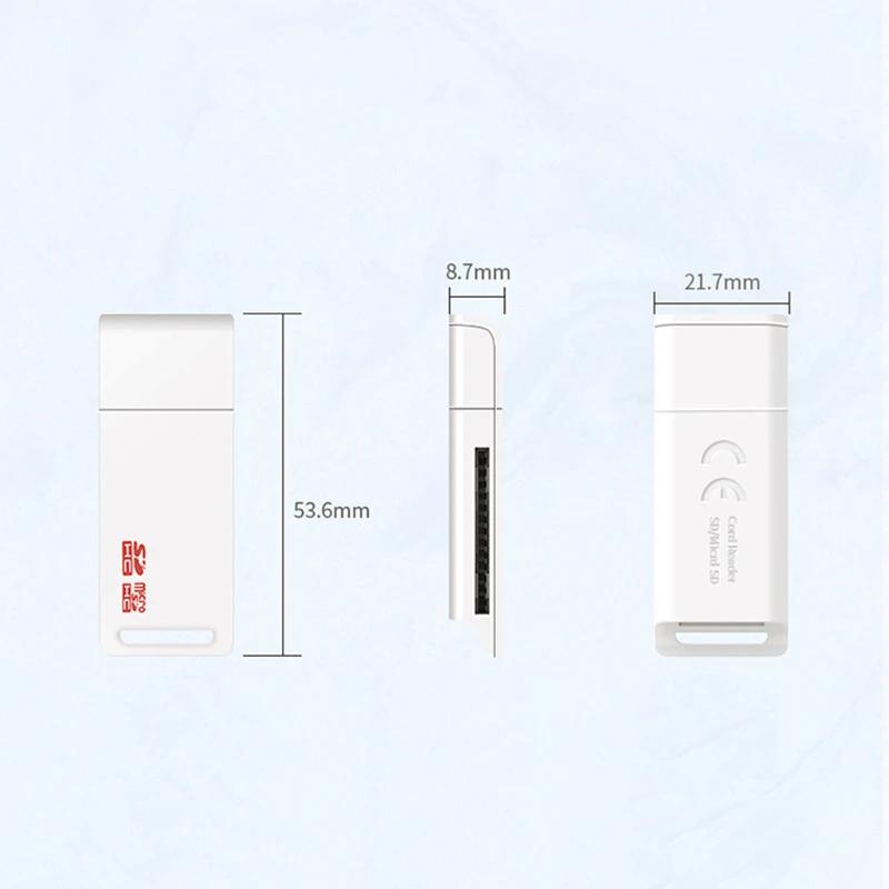 USB 2.0 TF Micro SD Card Reader High Speed Data Transfer Converter Computer Notebook Laptop USB Disk Card Writer Adapter Dongle