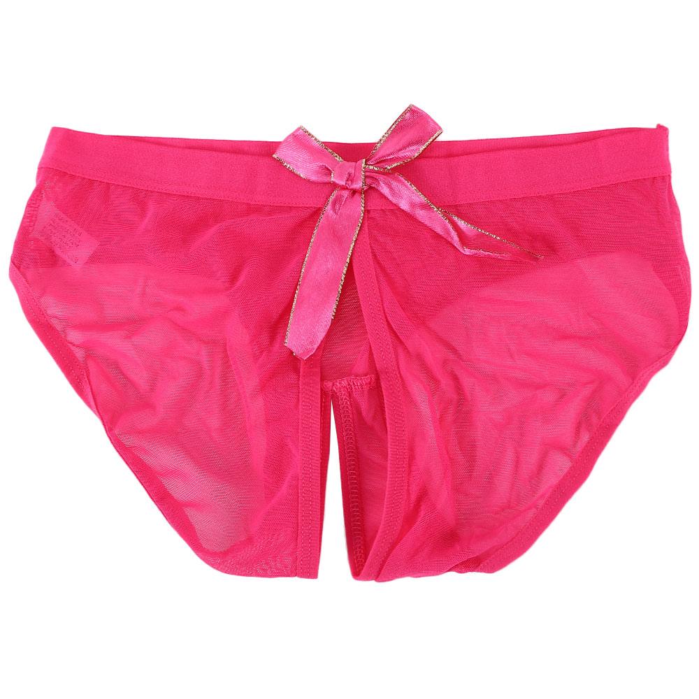 Women Seamless Mesh Panties Thongs Lingerie Briefs