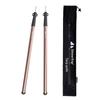 2 Pieces Universal Telescopic Tent Rods, Adjustable Awning Poles, Alloy 4-Section 27.5-83''