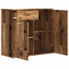 Sideboard with Rustic Wood Look 80 x 36 x 75 cm Engineered Wood