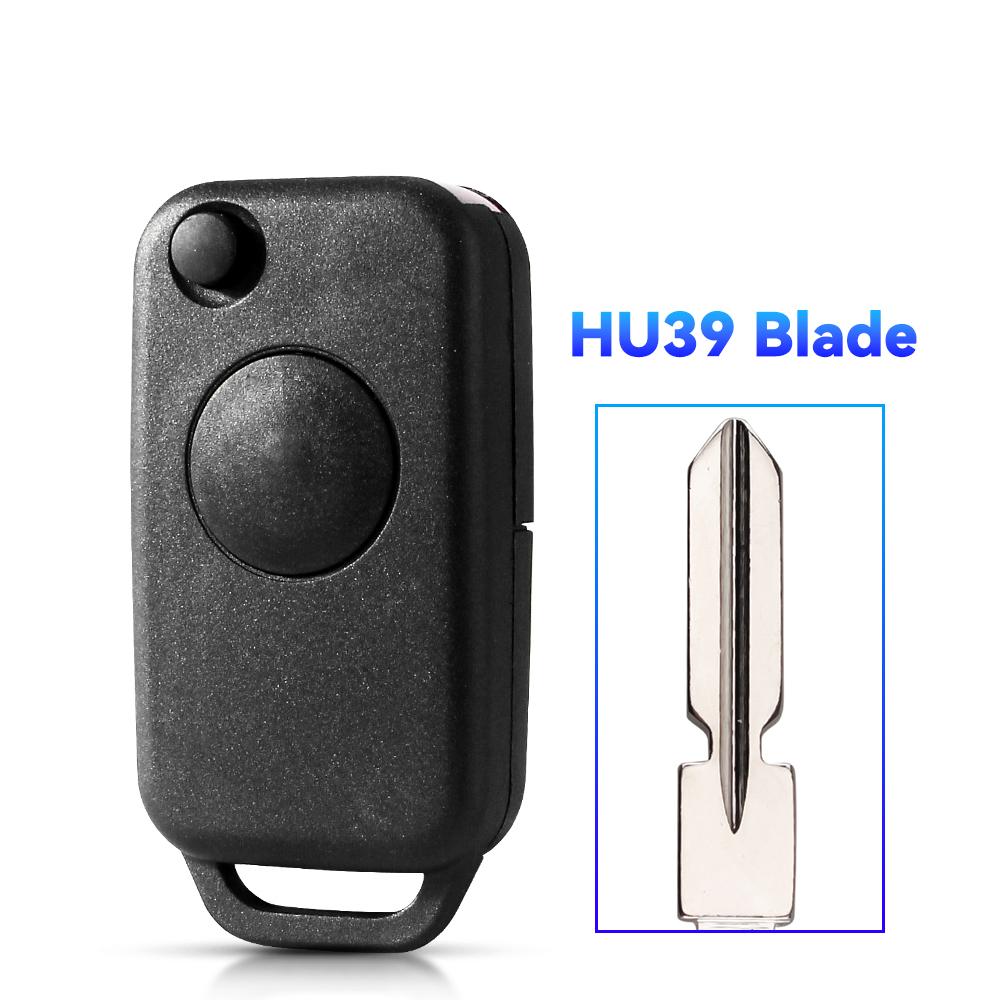 Funda Carcasa de Mando a Distancia para Llave Plegable de 1 Botón con Entrada sin Llave para Llave Mercedes Para Benz C E S Ml Sl Ml55 Amg S500 Sl500
