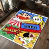 Crayon Shin-chan  Carpet Office Decorative Carpet For Living Room Bedroom Door Mat Floor Rug Computer Chair Area Rug