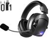Gaming Headset for Connection Active Noise Up To 70 Hours of Battery Adjustable Detachable Compatible with PS5/PS4 [USB-A/USB-C/Wired 4-Way
