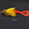 Tear Resistant Fishing Baits Realistic Appearance Soft Lures with Furry Exterior Strong Construction For Extended Use