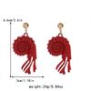 Bohemian Seashell Pendant Earrings For Beach And Ocean Women Jewelry Accessory