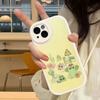 Cartoon Siamesische Katze Paar Handyhülle für iPhone 16 15 14 11 12 13 Pro Max Plus Rückseite Lederhülle
