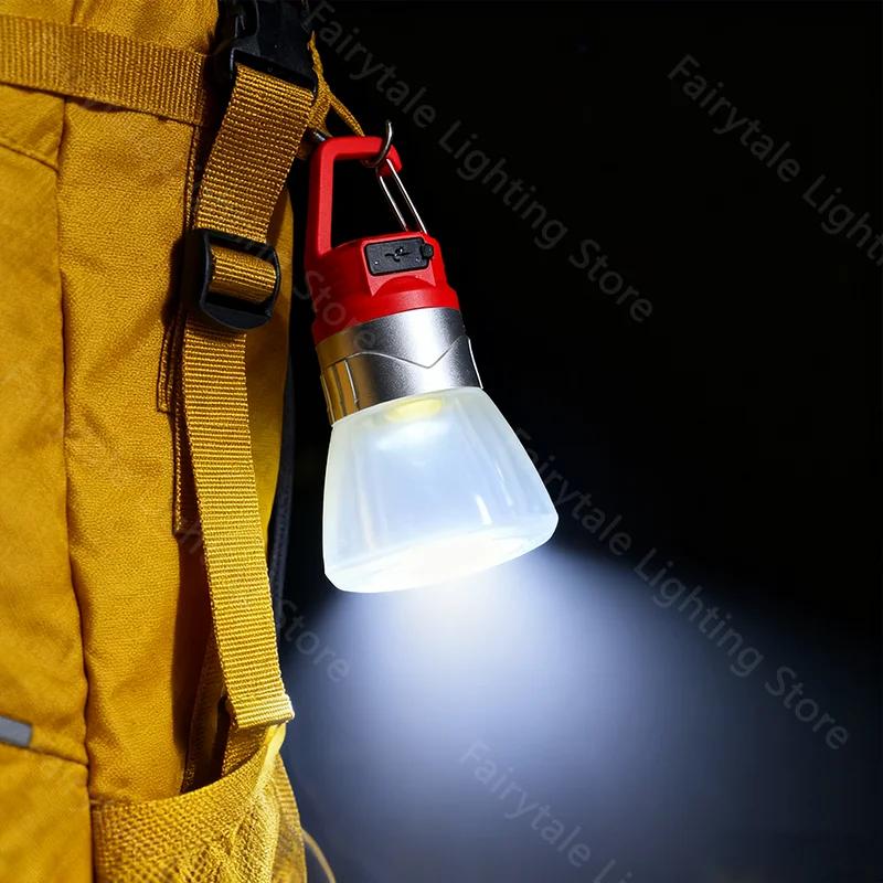 Creative Water Bottle Camping Light Outdoor Hiking Multi Scene Atmosphere Hanging Spotlight Flashlight Portable Camping Lamp
