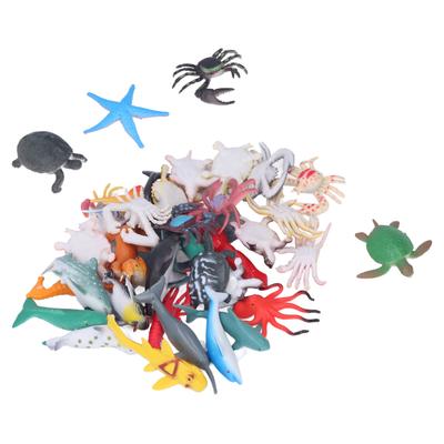 40 Stück Meereslebewesen-Modelle Umweltfreundlich Lebensecht Lebendig Meereslebewesen-Spielzeug für Kinder ab 4 bis 6 Jahren
