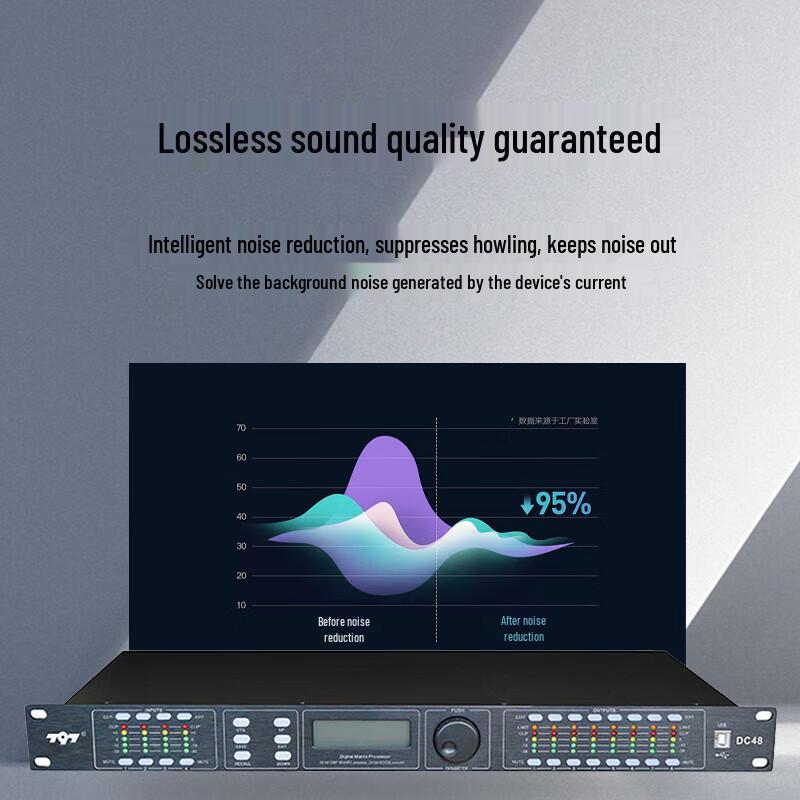 797audio Professional 4x8 Conference Audio Processor (CN Version)