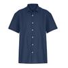 Summer Men's Collar Pocket Short Sleeved Cardigan Solid Color Shirt Top