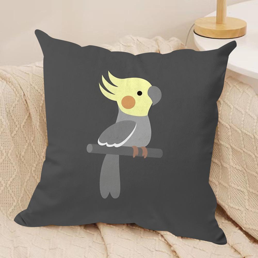 Cute Animal Cushion Cover Soft Plush Fabric DoubleSided Printed Cushion Covers for All Seasons Modern Home Decor