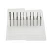 10pcs/set Diamond Grinding Point Diamond Drilling Bits Ultralong Drilling Bits 0.8mm-3.17mm Jade Stone Grinding Burr