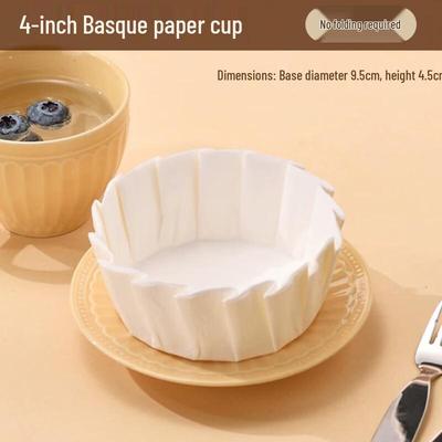 Pre-folded Basque Cake Paper Liners