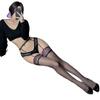 Aurora Oily Stockings Lace Stockings Sexy Oily Ultra-Thin Lace Knee Socks