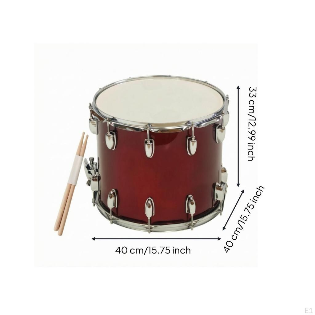 Marching Snare Drum Adjustable Percussion Instrument Small for Beginners
