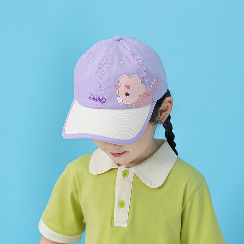 1100 New Children's Hats Boys and Girls Sunshade Baseball Caps Spring and Summer Cartoon Cute Sunscreen Peaked Caps