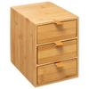Bamboo Organizer With 3 Drawers