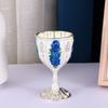 Creative Retro Wine Glasses European Style Metal Dinnerware Goblet Drinkware Spirit Vodka White Wine Cup Bar Home Decor