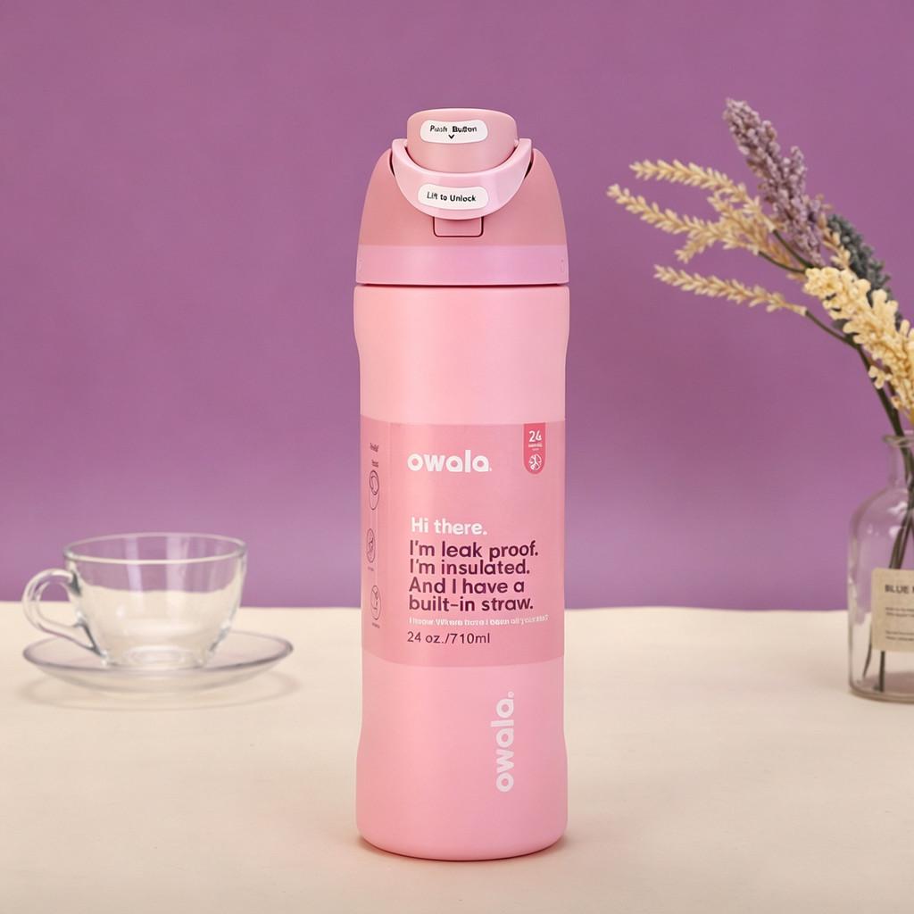 Owala 24oz Insulated Travel Mug With Double Drinking Lid For Outdoor Use