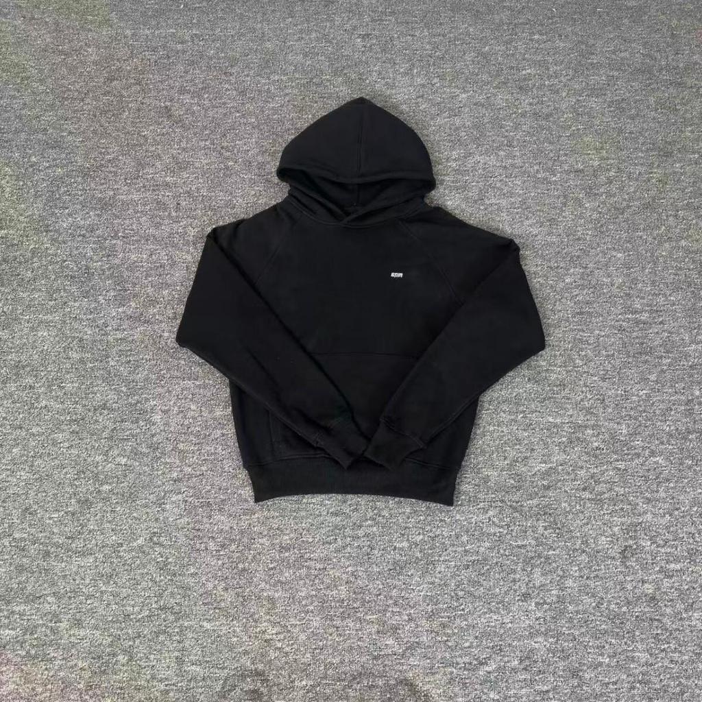 Cross-Border SPM Unisex Casual Embroidered Warm Hoodie & Sweatpants Set with Plus Velvet for Fall/Winter.