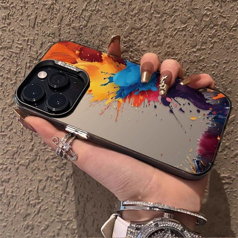 Color Ink Splash Phone Case for iPhone 13-17 Pro/Pro Max