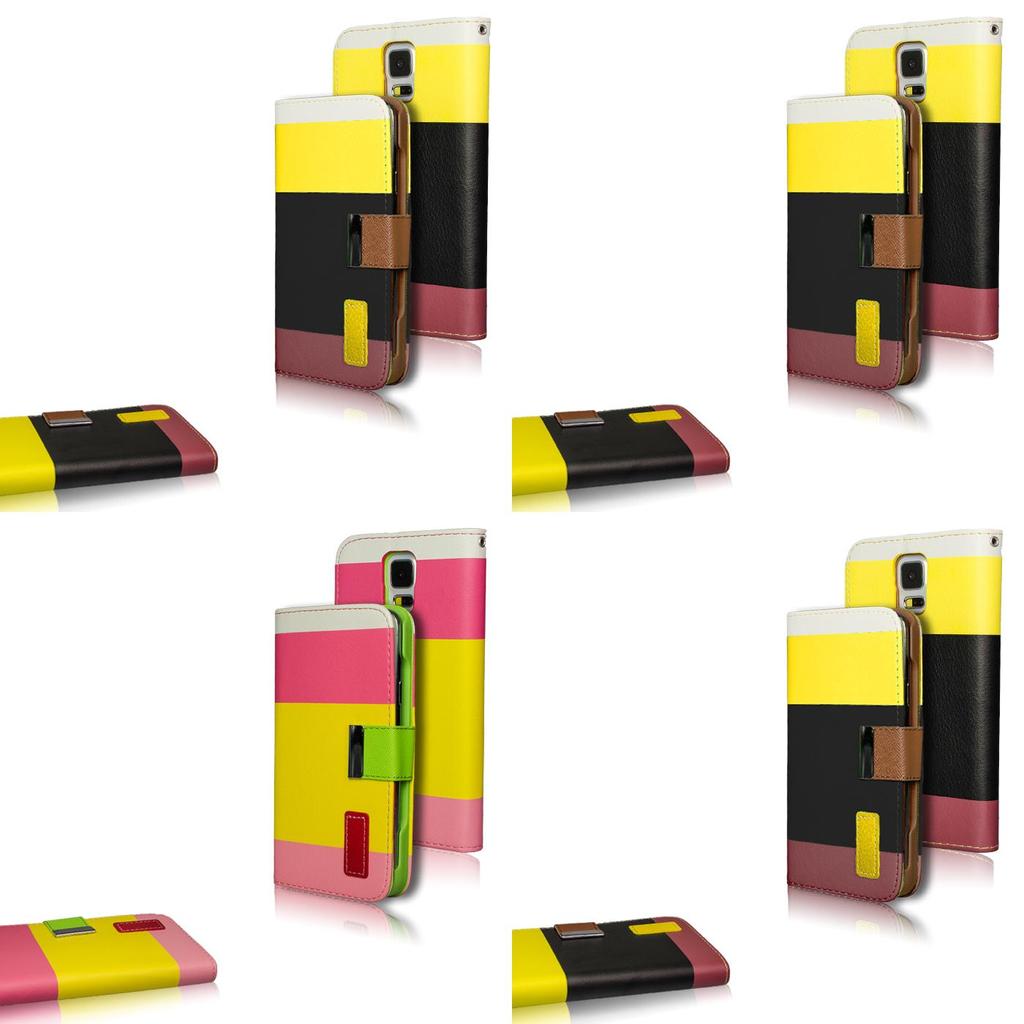 Samsung Flip Phone Case With Card Storage And Builtin Stand Durable Pu Tpu Material