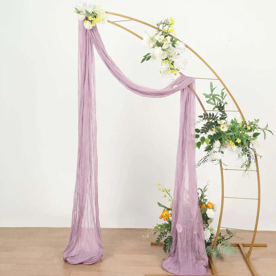 Gauze Wedding Arch Draping Fabric,Cheesecloth Ceiling Drapes for Wedding Ceremony Party Baby Shower Christmas Decoration