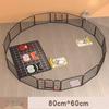 Pet Fence Barrier Cage with Isolation Door for Medium to Large Dogs
