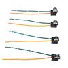4 STÜCKE Scheinwerfer-Verkabelungsstecker DC12 bis 24V Scheinwerfer-Sockelkabelbaum für H1 Buchse
